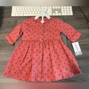 6months toddler girl 3/4 sleeve dress
